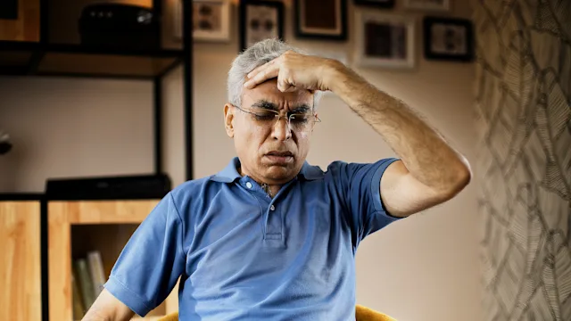 Health: Headache: senior man headache 1274690301