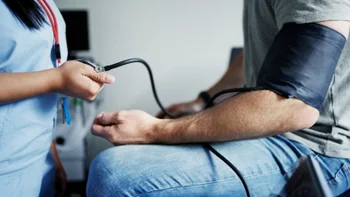 Ozempic: closeup blood pressure check 2223264266