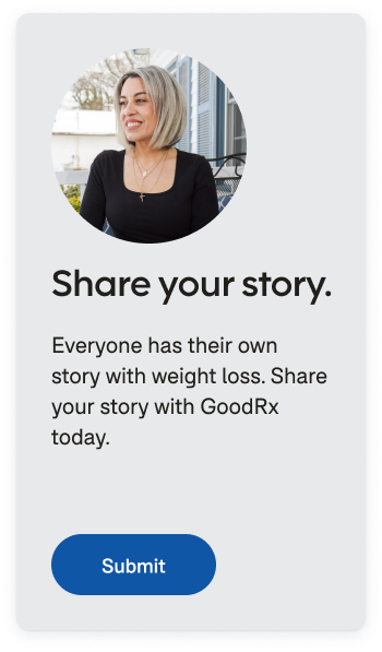 Weight loss mobile CTA. 