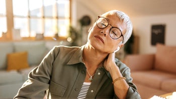Mental Health: distressed woman at home 1445982972
