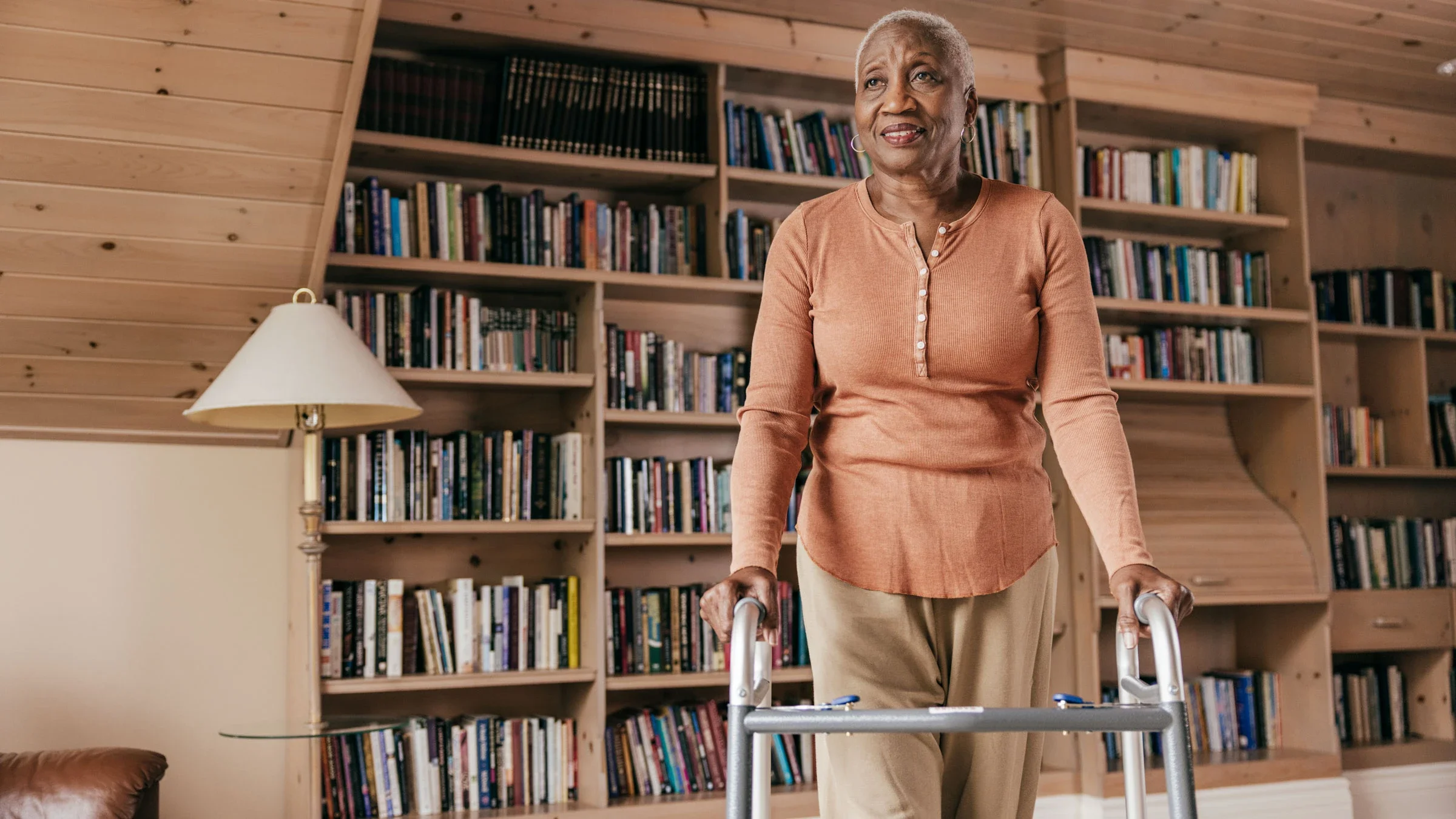 Health: Senior Health: woman walker at home 1337522856