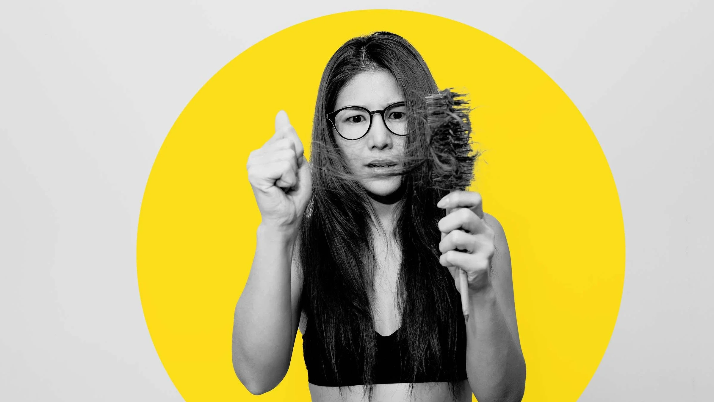 Health: Hair Loss: GettyImages 1043012090 BW