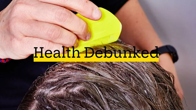 Health: Lice: checking wet hair for lice 504885866