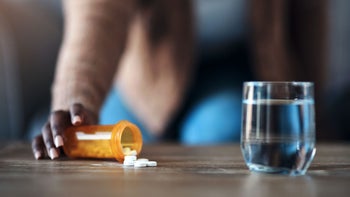 Citalopram: close up pills on table 1302600136