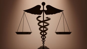 Health: Providers: 3D medical caduceus scales 640025558