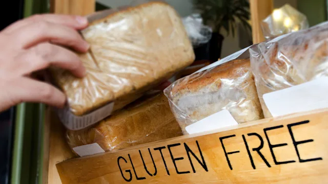 Diet nutrition: gluten free bread 478892144