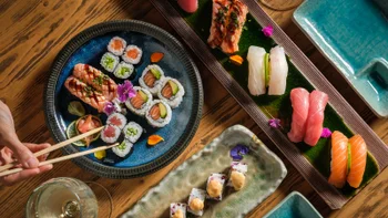 diet-nutrition: platter of sushi 1616721707