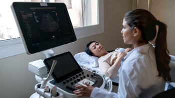 Health: Pregnancy: woman ultrasound 917730148