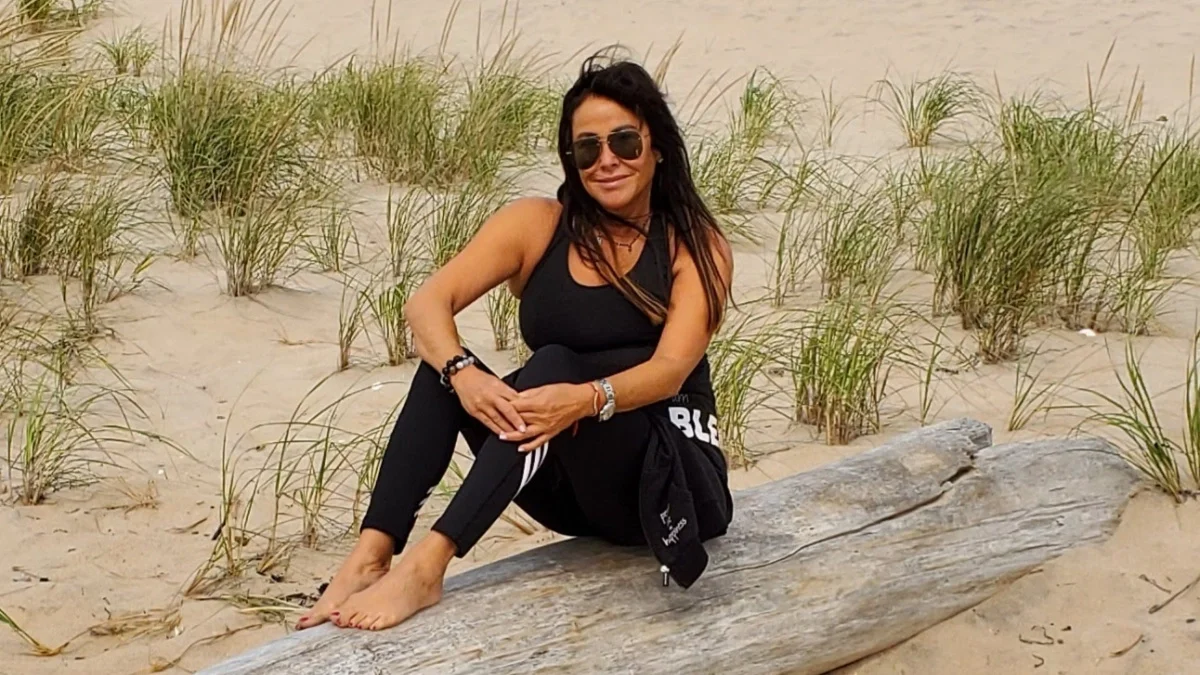 Photo of a woman on sand