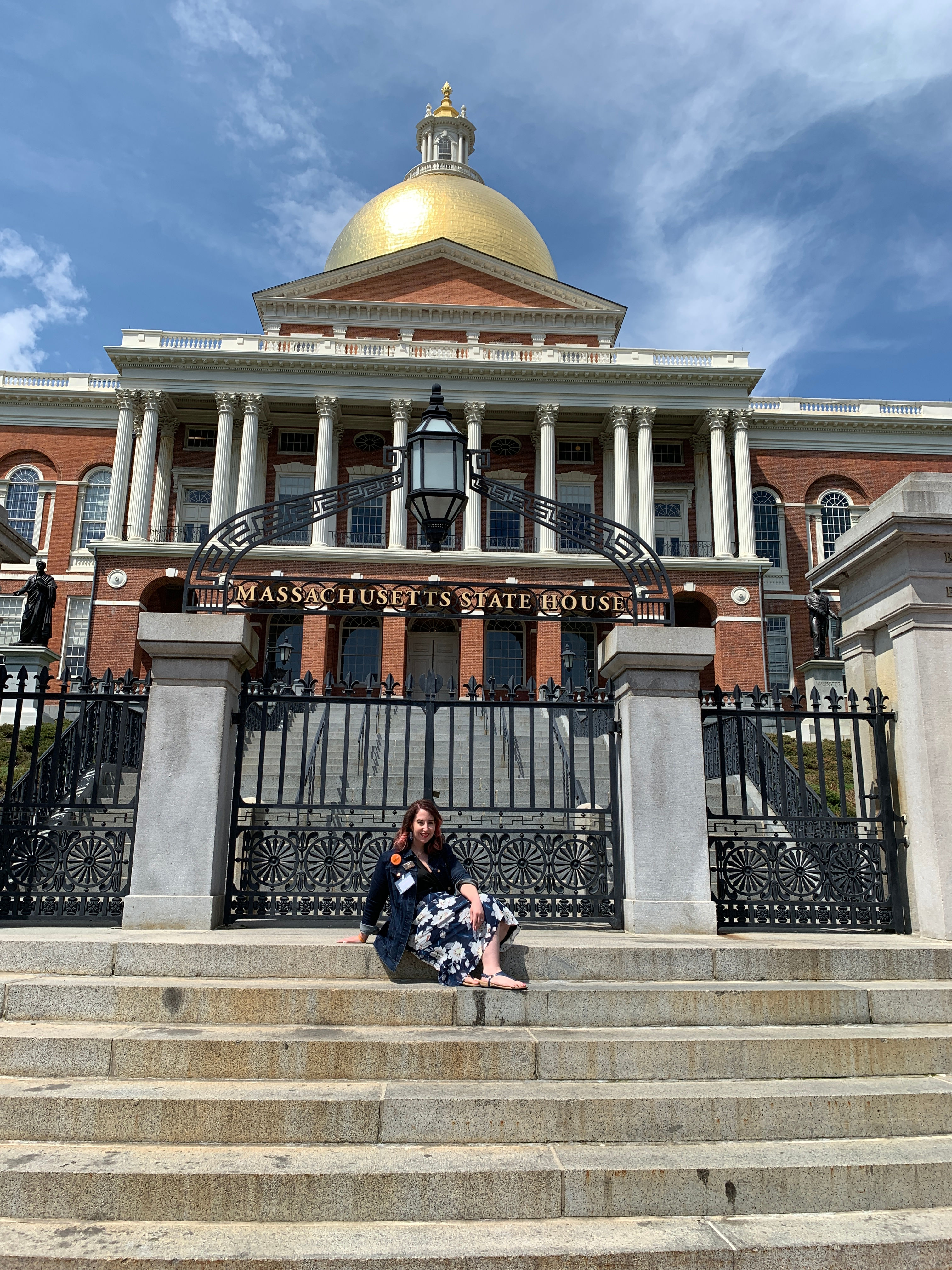 Multiple sclerosis advocate Jenna Green at the Massachusetts State House.
(photo courtesy of Jenna Green)