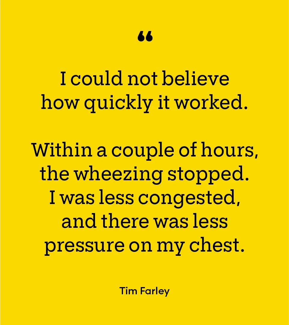 Patient Experience: Tim Farley: Quote