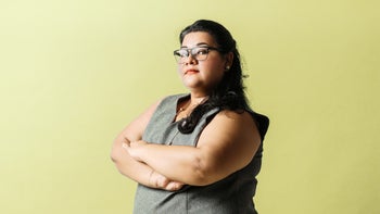 studio portrait woman power stance-1335852400