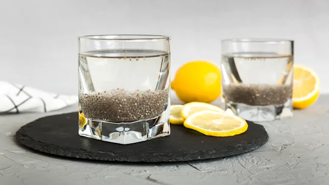 weight-loss: chia water with lemon 1782101191