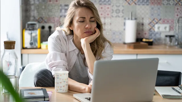 Healthy mind: Google: stressed out looking at laptop 1339930017