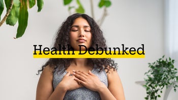 Health Debunked: Mental Health: debunked woman meditating 1392675723