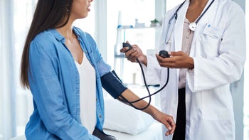 Health: Patient experiences: patient blood pressure check 1157592010