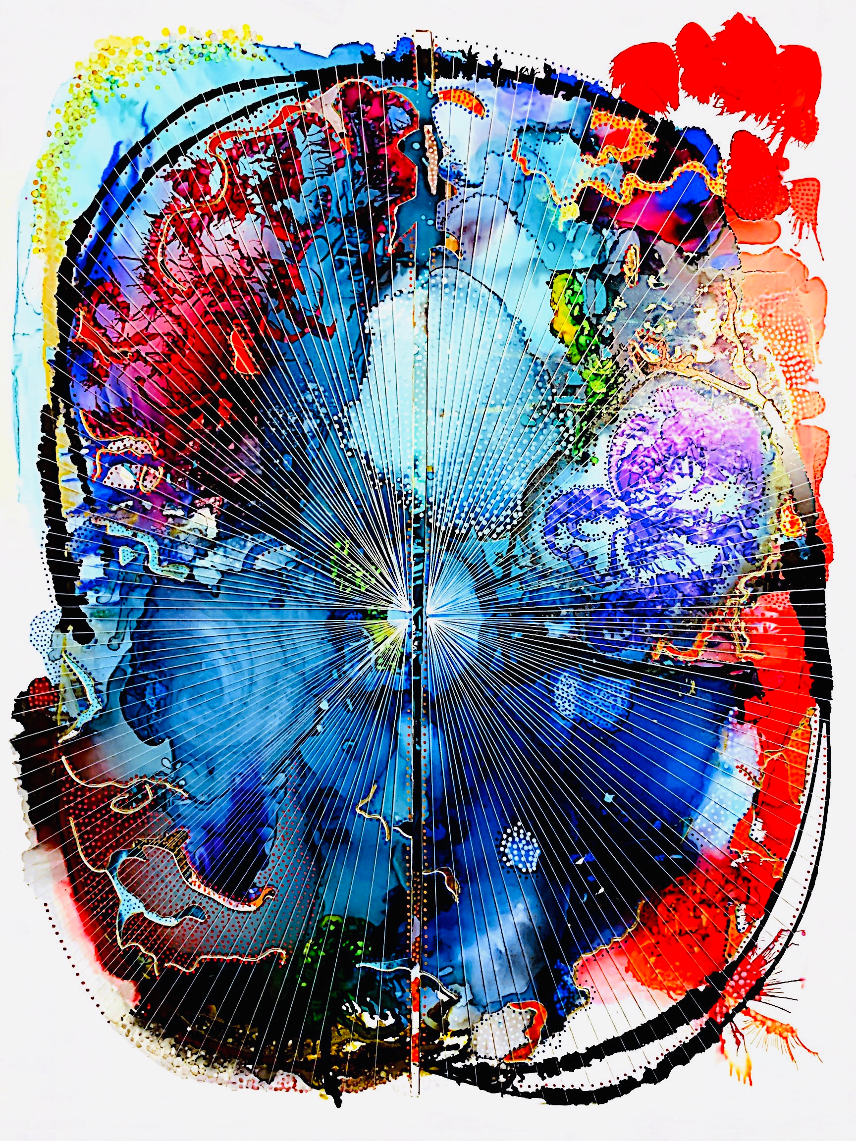Lindsey Holcomb creates art out of MRI scans.