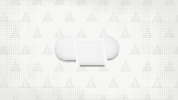 A custom graphic includes a gray background with a warning sign pattern and a white oblong pill cut into thirds.
GoodRx Health 

