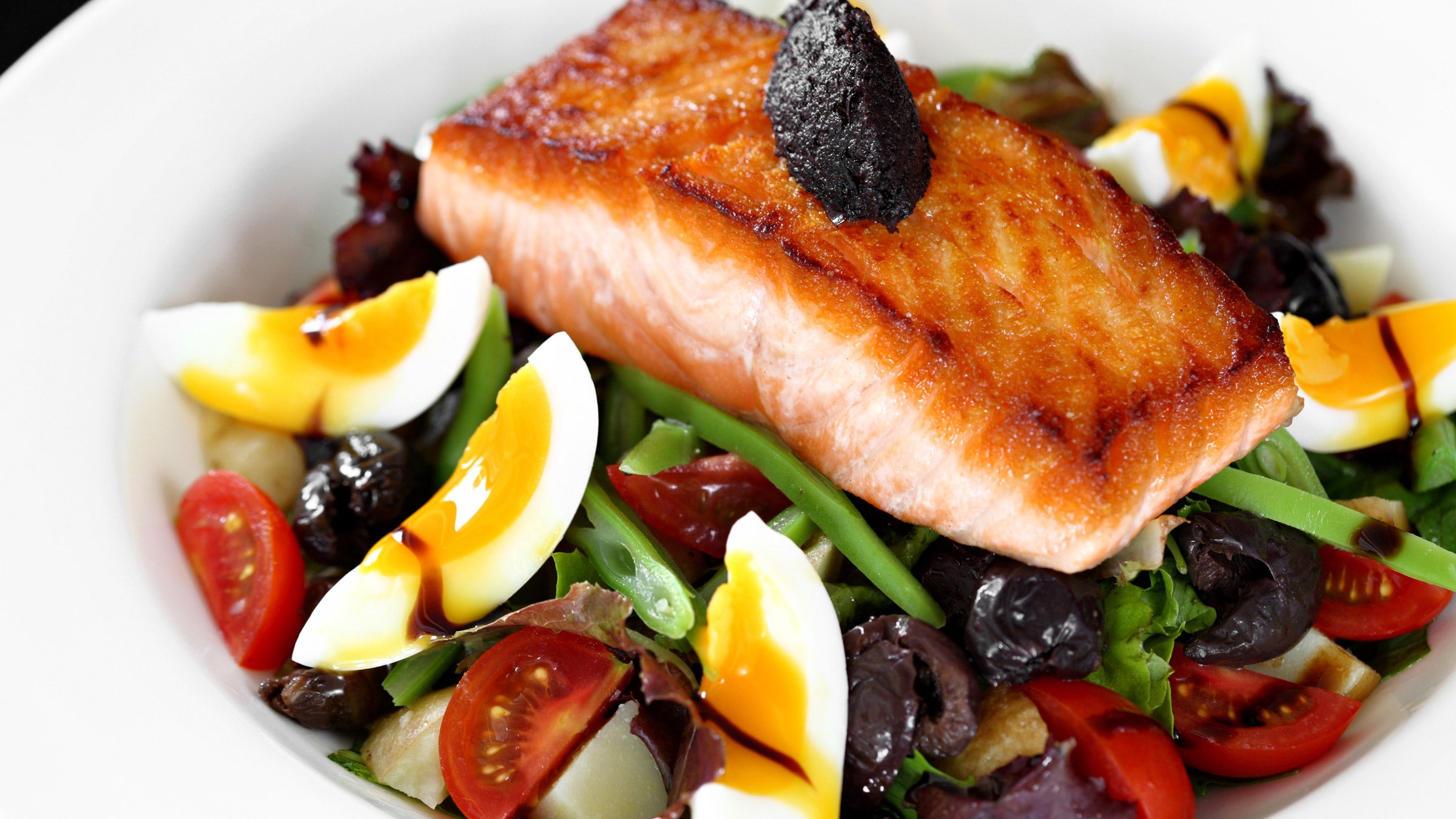 Vitamin D Deficiency: Food: salmon egg salad 172789343