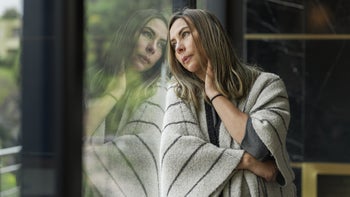 Mental health: woman worried looking out window 1346536931