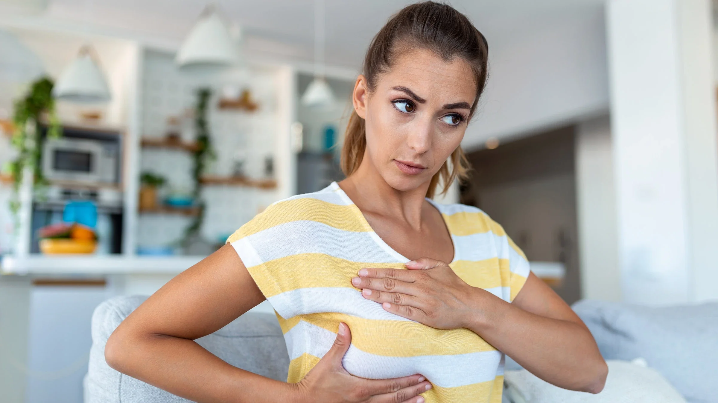 Breast cancer: Symptoms: concerned self breast exam 1440166295