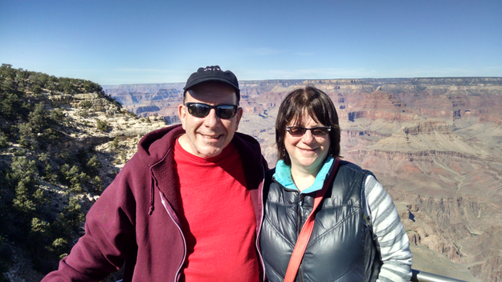 Gary and Pam at the Grand Canyon