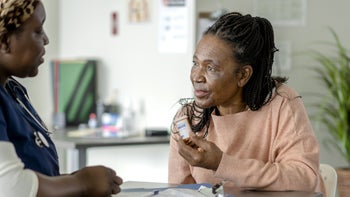Levothyroxine: senior woman medication 1308520568