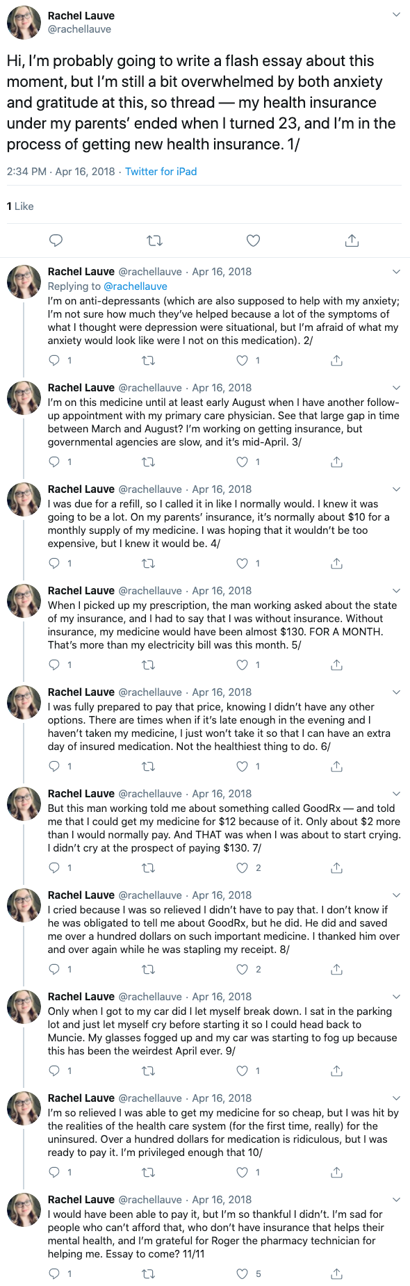 Rachel Lauve's tweets