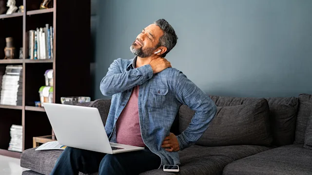 musculoskeletal: man wfh neck pain 1319766098