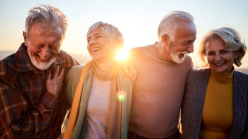 Dementia: Prevention: senior couples happy sunset GettyImages 1355427063