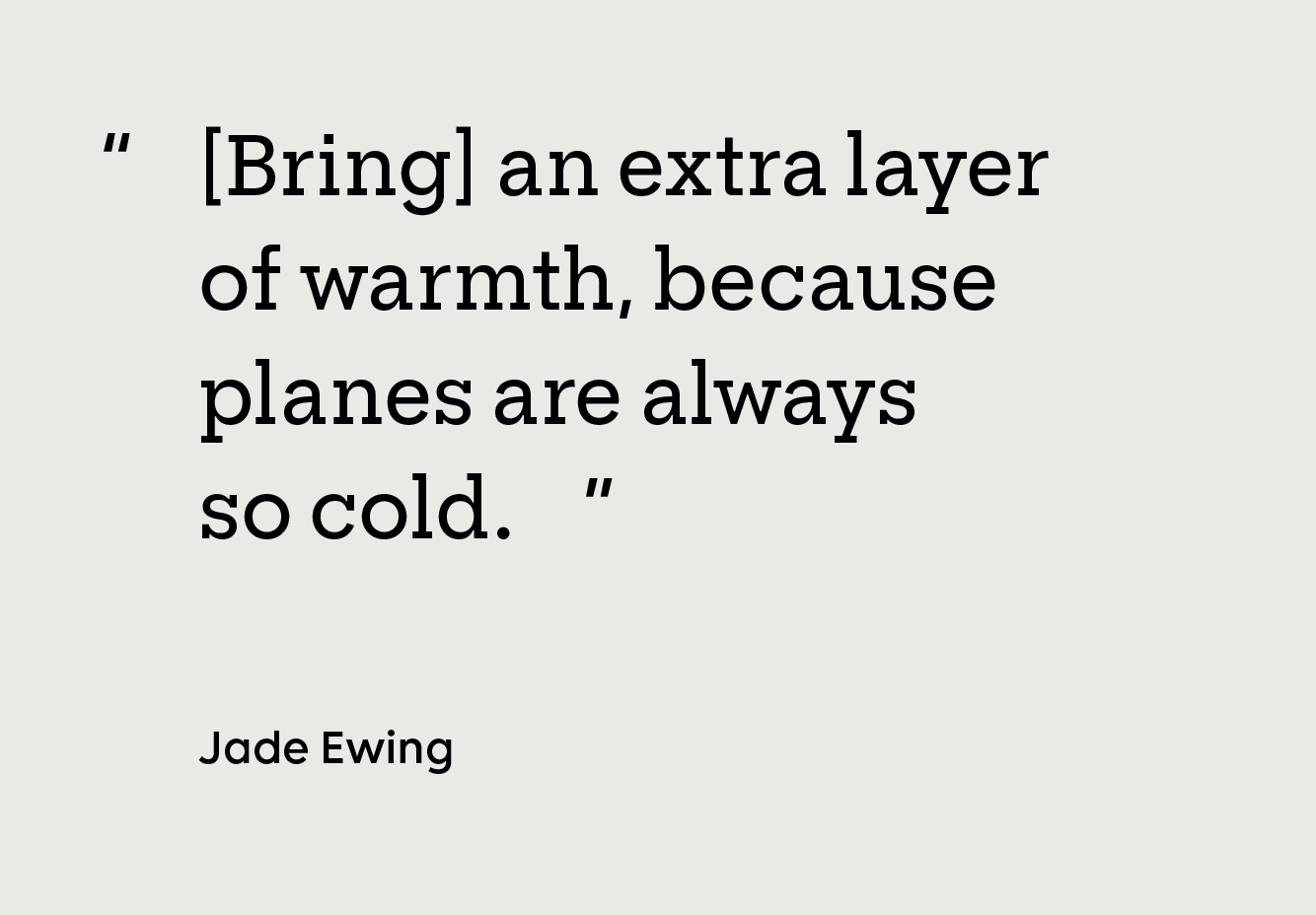 Health: Patient experiences: medicine cabinet plane sleep ewing quote 1