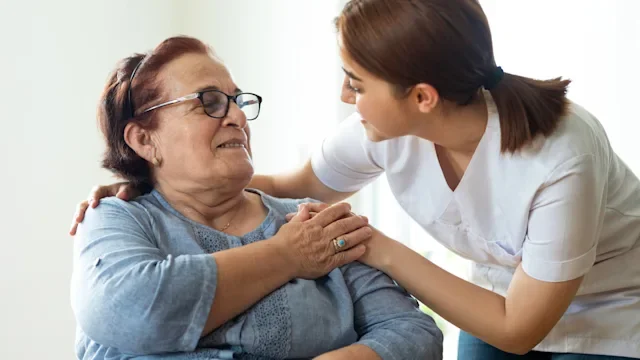 Patient advocacy: comforting patient 1317942375