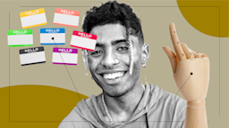 A graphic shows a portrait of a man surrounded by objects representing what it’s like taking Descovy for HIV PrEP.
GoodRx Health