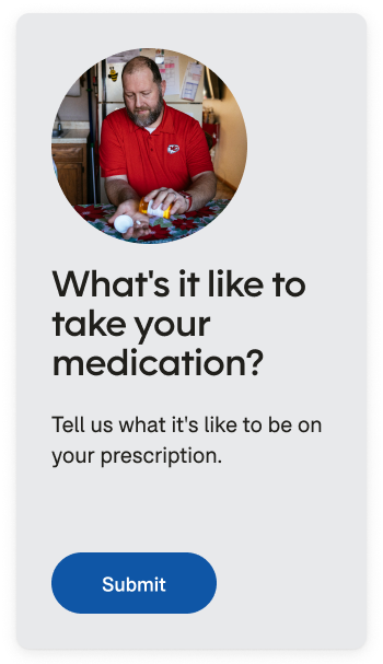 What's it like to take your medication mobile CTA.