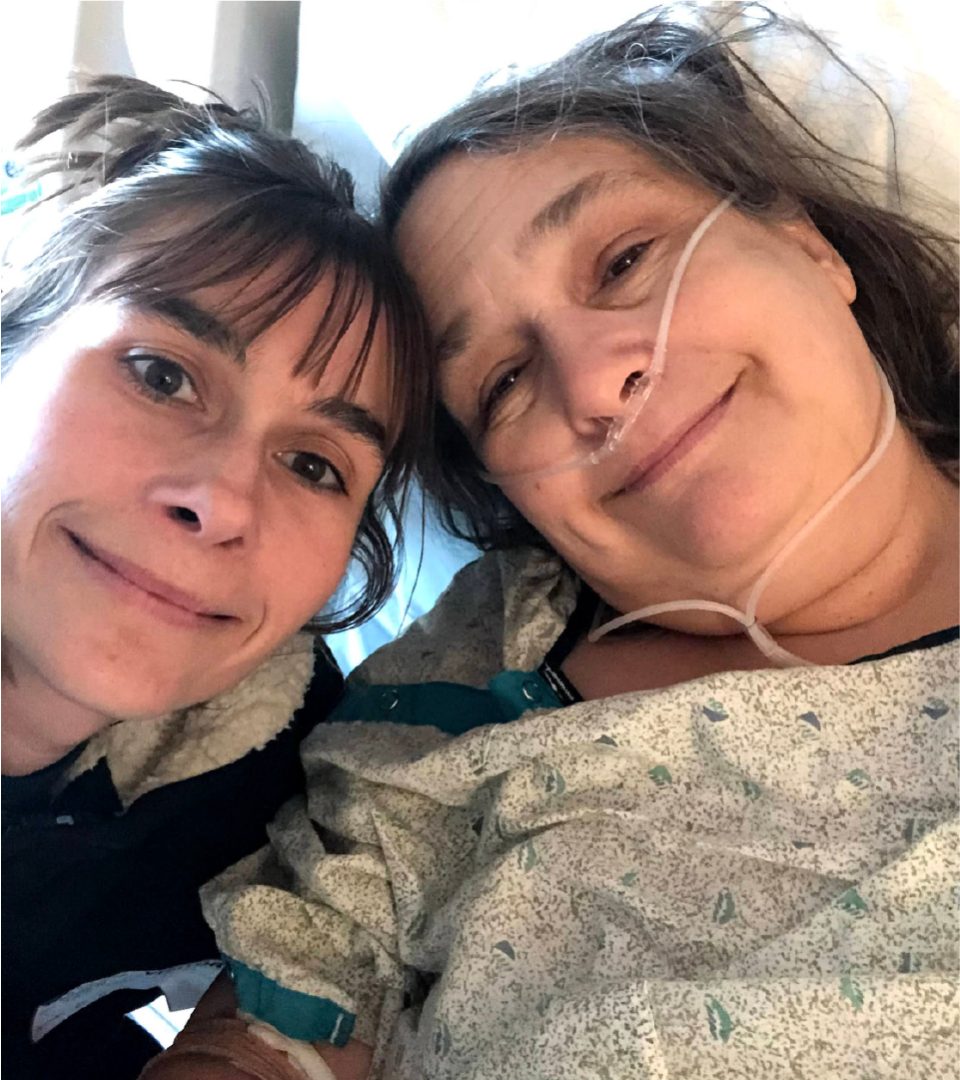 Angela Haupt and her mother, Judy, are pictured.