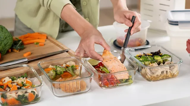 Diet and nutrition: closeup meal prep at home 2235844378