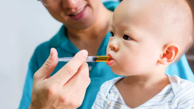 medication basics: giving oral medicine syringe 908985680