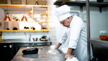 Side effects: Medication that can cause depression: depressed chef in kitchen 1192159134