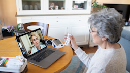An older woman is having a telehealth call with her doctor.
Vladimir Vladimirov/E+ via Getty Images