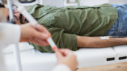 Close-up of man getting IV infusion.
undefined undefined/iStock via Getty Images Plus