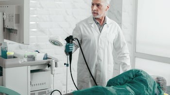 Health: liver-health: doctor preforming ednoscopy-1224344091