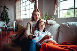 When teens get the flu, they tend to get a cough, sore throat, headache, and fever. They usually recover on their own, but sometimes they need medical care.