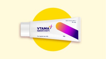 Vtama: VTAMA product on yellow background CourtesyofDermavant
