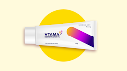 Vtama product image on yellow background.
Courtesy of Dermavant