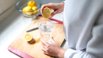 diet-nutrition: closeup lemon water 1987008608