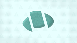 Teal background with halftone texture and warning sign pattern. In the center is a teal diamond shaped pill cut into thirds. 
GoodRx Health
