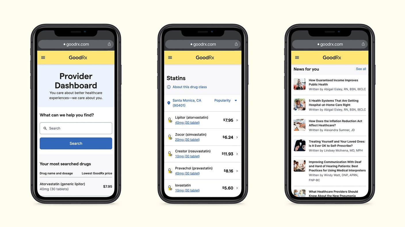 GoodRx’s Provider Mode Designed to Support Healthcare Providers GoodRx