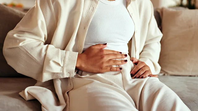 IBS: closeup stomach pain 2175103842