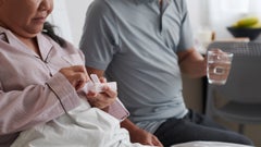 Organ transplant rejection is a complication where the immune system targets a transplanted organ or tissue. Anti-rejection drugs help keep this from happening.