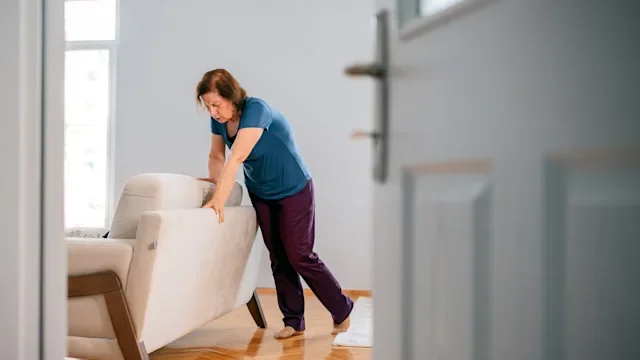 Health: Vertigo: senior woman experiencing faintness and vertigo-1248813218